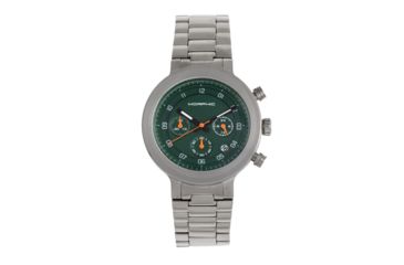 Image of Morphic M78 Series Chronograph Bracelet Watch, Silver/Green, One Size, MPH7803