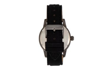 Image of Morphic M85 Series Canvas-Overlaid Leather-Band Watch, Gunmetal/Black, One Size, MPH8505