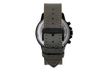 Image of Morphic M86 Series Chronograph Leather-Band Watch, Black/Olive, One Size, MPH8606