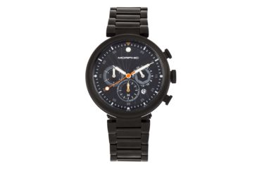 Image of Morphic M87 Series Chronograph Bracelet Watch w/Date, Black, One Size, MPH8706