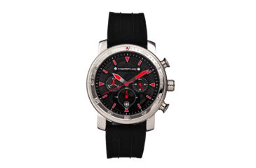 Image of Morphic M90 Series Chronograph Watch w/Date, Black/Red, One Size, MPH9001