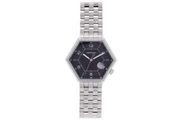 Image of Morphic M96 Series Bracelet Watch w/Date - Mens, Black/Silver, One Size, MPH9601