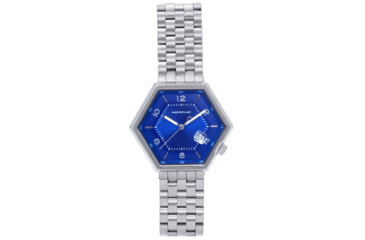 Image of Morphic M96 Series Bracelet Watch w/Date - Mens, Blue/Silver, One Size, MPH9602