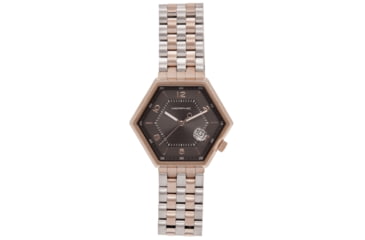 Image of Morphic M96 Series Bracelet Watch w/Date - Mens, Gunmetal/Rose Gold, One Size, MPH9603