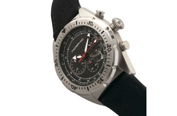 Image of Morphic Mens M53 Series Leather-Band Watch, Black, MPH5301