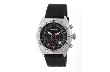 Image of Morphic Mens M53 Series Leather-Band Watch, Black MPH5301
