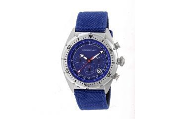 Image of Morphic Mens M53 Series Leather-Band Watch, Blue MPH5303