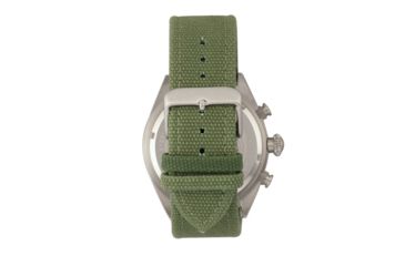 Image of Morphic Mens M53 Series Leather-Band Watch, Olive, MPH5302