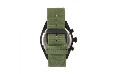 Image of Morphic Mens M53 Series Leather-Band Watch, Olive, MPH5306