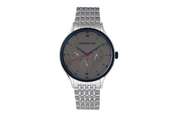 Image of Morphic M65 Series Bracelet Watch w/Day/Date, Silver/Grey, MPH6501