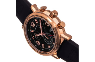 Image of Morphic Morphic M93 Series Chronograph Strap Watch w/Date, Rose Gold/Black, One Size, MPH9303