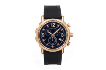 Image of Morphic Morphic M93 Series Chronograph Strap Watch w/Date, Rose Gold/Black, One Size, MPH9303
