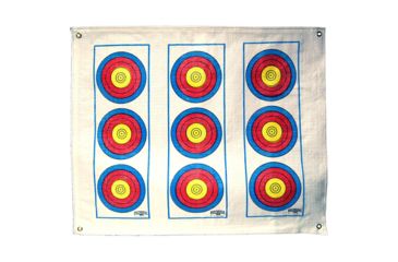 Image of Morrell Polypropylene Target Face 3 Spot Vertical, Red 87213