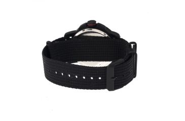 Image of EB106 Edinburgh Mens Watch, black Band, Black Bezel, Yellow Markers, Black Face