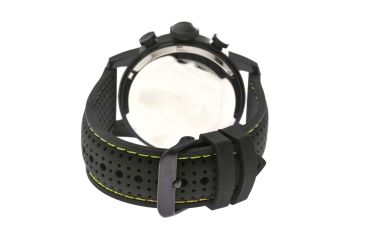 Image of MOS La105 Los Angeles Mens Watch, 47mm, Black Strap, Green/Black Dial MOSLA105