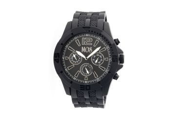 Image of MOS MD106 Madrid Mens Watch, Black Case, 48mm, Tan Markers MOSMD106