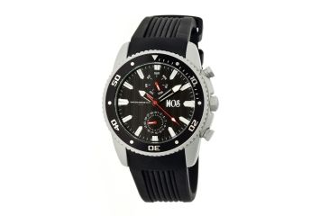 Image of MOS TK101 Tokyo Mens Watch, 45mm, Black Strap, Black Dial MOSTK101
