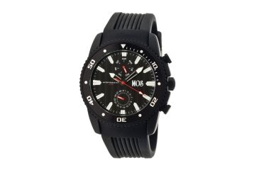 Image of MOS TK106 Tokyo Mens Watch, 45mm, Black Strap, Black Dial MOSTK106