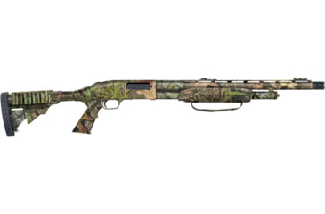 Image of Mossberg 500 Tactical Turkey 3in Tactical Pump Shotgun, 12 Gauge, 20in BBL, Synthetic MO Obsession Stock, Adjustable Fiber Optic Sights, Camo Blued, 53265