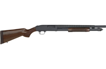 Image of Mossberg 590 Retro 3in Field Pump Shotgun, 12 Gauge, 18.5in BBL, Walnut Black Stock, 7RD Capacity, Blued, 52151