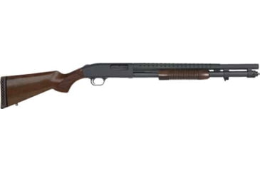 Image of Mossberg 590 Retro 3in Field Pump Shotgun, 12 Gauge, 20in BBL, Walnut Black Stock, 9RD Capacity, Blued, 52150