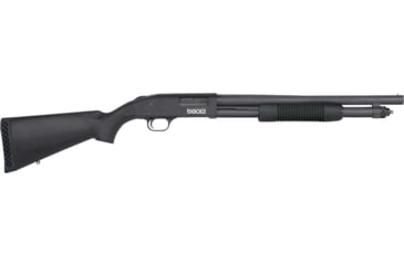 Image of Mossberg 590S 1.75In-3in Field Pump Shotgun, 12 Gauge, 18.5in BBL, Synthetic Matte Black Stock, 9RD Capacity, Matte Blued, 51605