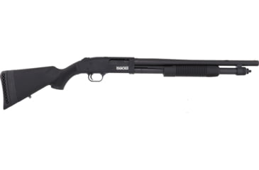 Image of Mossberg 590S Super Bantam 3in Field Pump Shotgun, 12 Gauge, 18.5in BBL, Synthetic Grey Stock, 10RD Capacity, Matte Blued, 51607
