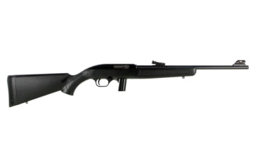 Image of Mossberg 702 Plinkster Semi-Auto Rifle, .22 Long Rifle, 18in Barrel, 1-16, Synthetic Black Stock, Blued , 10RD, 37072-FRRMPG