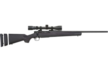 Image of Mossberg Patriot Super Bantam Combo Bolt Action Rifle, .350 Legend, 22in Barrel, 1-10, 3-9x40mm Scope, Synthetic Stock, Blued Black, 28094-FRRMPG
