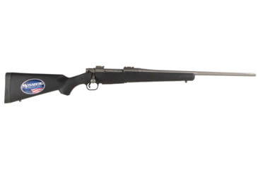 Image of Mossberg Patriot Bolt Action Rifle, .270 Winchester, 22in Barrel, 1-10, Synthetic Black Stock, Silver, 28009-FRRMPG