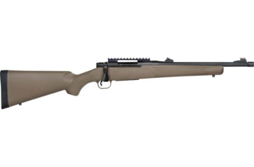 Image of Mossberg Patriot Predator Bolt Action Rifle, .450 Bushmaster, 16.25in Barrel, 1-24, Synthetic Flat Dark Earth Stock, Blued, 28051-FRRMPG