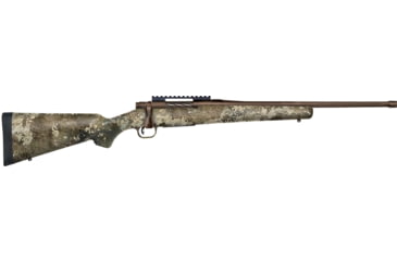 Image of Mossberg Predator Bolt Action Rifle, .400 legend, 20in 11/16x24 TPI Barrel, 1-16, Synthetic TT-Strata Stock, Brown, 28256-FRRMPG