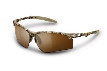Image of Mossy Oak Sunglass, Drop Tine, Tan-Camo/Polar-Brown, Sg Blades, Mossy Oak MEW2064