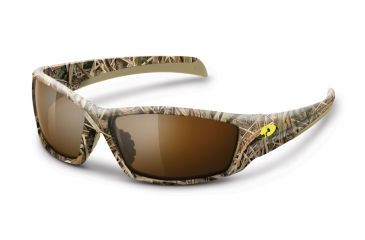 Image of Mossy Oak Sunglass, Trapline, Tan-Camo/Polar-Brown/Sg Blades/Mossy Oak MEW2052