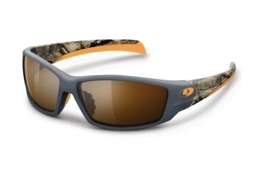Image of Mossy Oak Sunglass, Trapline, Grey/Slvmr-Brown, Infinity, Mossy Oak MEW2054