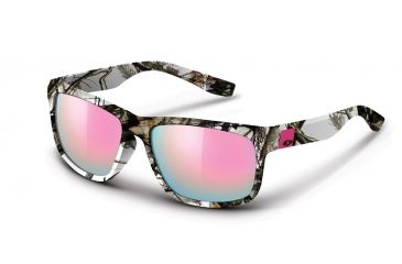 Image of Mossy Oak Sunglass, Wasatch, Camo/Pnkmr-Smoke, Bu Winter, Mossy Oak MEW2077