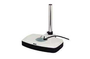 Image of Motic Instruments Frosted Stage Plate SG06.0804