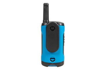 Image of Motorola T100P Alkaline 2 Way Radio, Pack of 3, Neon Blue, T100TP
