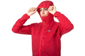 Image of Mountain Equipment Aerofoil Full Zip Jacket - Womens, Capsicum Red, 16 UK/12 US, ME-004680-ME-01559-16