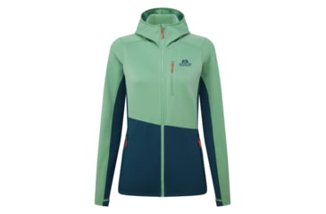 Image of Mountain Equipment Durian Hooded Jacket - Womens, Lichen/Majolica, 8, Me02004Lichen/Majolica8