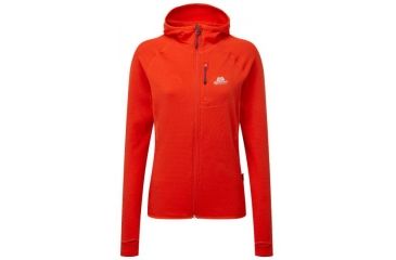 Image of Mountain Equipment Eclipse Hooded Jacket - Womens-Cardinal Orange-12