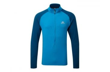 Image of Mountain Equipment Eclipse Zip Tee Pullover - Men's, Lagoon Blue/Marine, Large ME-002286-ME-01207-L-DEMO