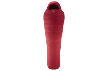 Image of Mountain Equipment Glacier Expedition Sleeping Bag, Left Zip - Mens, Imperial Red, Regular ME-003513 Imperial Red LZ NA