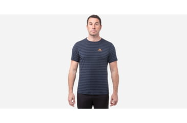 Image of Mountain Equipment Groundup Tee - Men's, Fern Stripe, Large, 01834 Fern stripeL