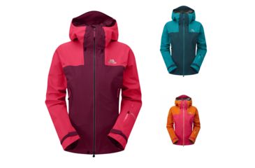 Image of Mountain Equipment Havoc Jacket - Womens, Cranberry/V Pink, Legion Blue/Tasman, Virtual Pink/Jasper