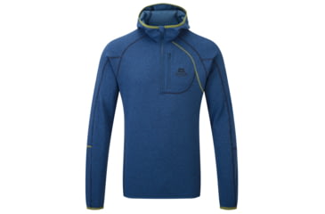 Image of Mountain Equipment Integrity Hooded Zip Tee - Men's, Marine, Large ME-001124-01201-L