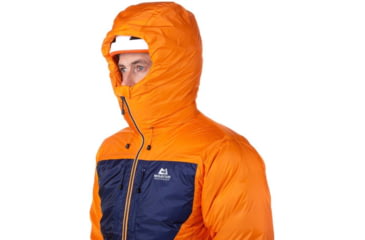 Image of Mountain Equipment Kryos Jacket - Mens, Mango/Medieval, Extra Large, ME-004487-ME-01618-XL