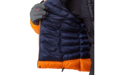 Image of Mountain Equipment Kryos Jacket - Mens, Mango/Medieval, Extra Large, ME-004487-ME-01618-XL