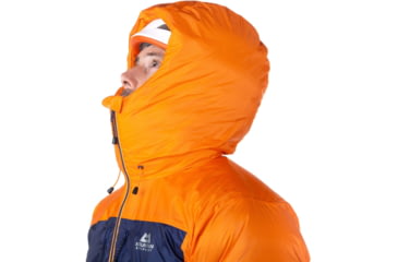Image of Mountain Equipment Kryos Jacket - Mens, Mango/Medieval, Extra Large, ME-004487-ME-01618-XL