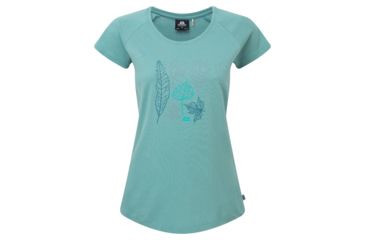 Image of Mountain Equipment Leaf Tee - Womens, Goblin Blue, 14, ME-004065-GOBB-14,
